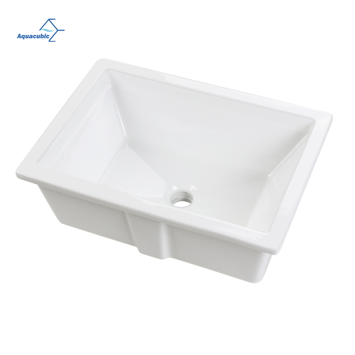 Lavabo da semi-piano / sottopiano produttore cinese Lavabo in ceramica Rectangle Vessel