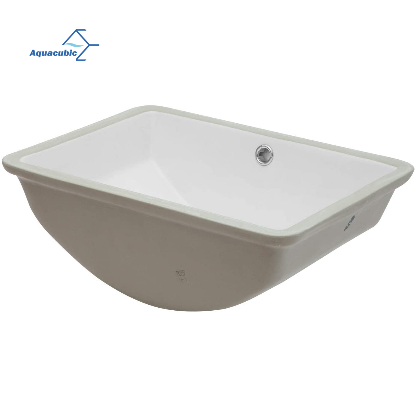 Lavabo rettangolare sottopiano per lavabo Lavelli da bagno in ceramica con pezzi di ricambio gratuiti