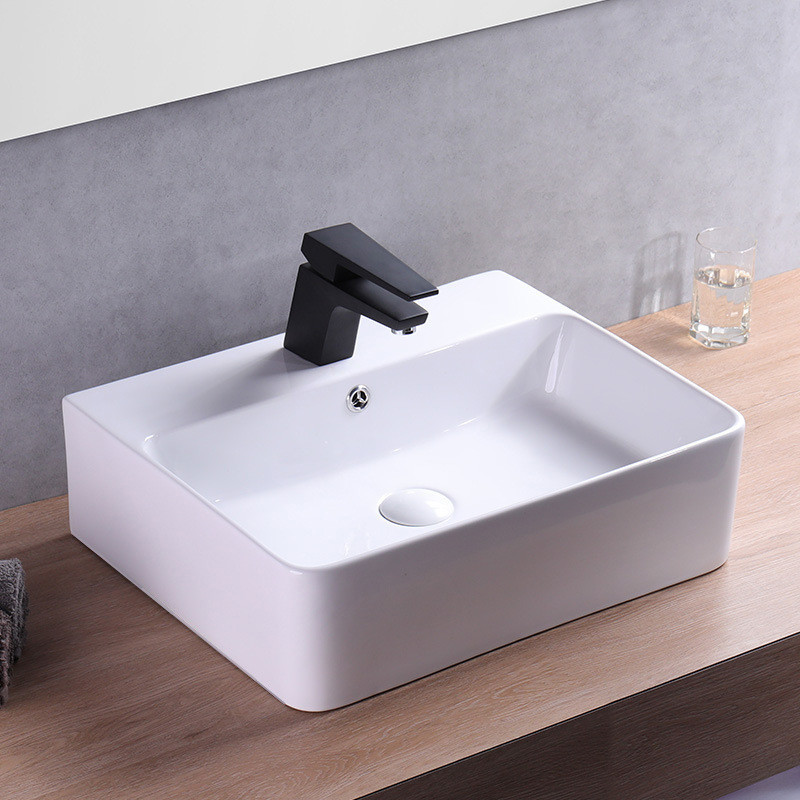 Lavabo da bagno Lavabo da appoggio Lavabo da appoggio Moderno Lavelli da bagno rettangolari