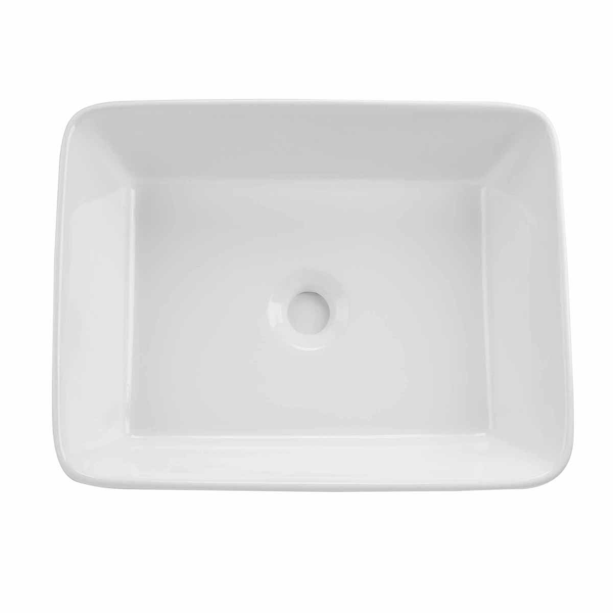 Lavandino/lavandino da bagno da appoggio bianco in ceramica refrattaria per hotel di produzione professionale