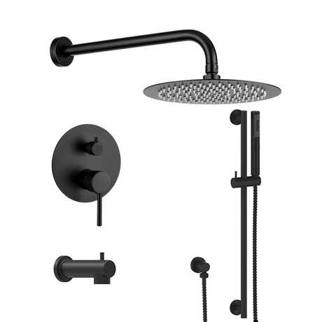 Sistema doccia Soffione doccia a pioggia Set rubinetto doccia con beccuccio per vasca AF7328-7F