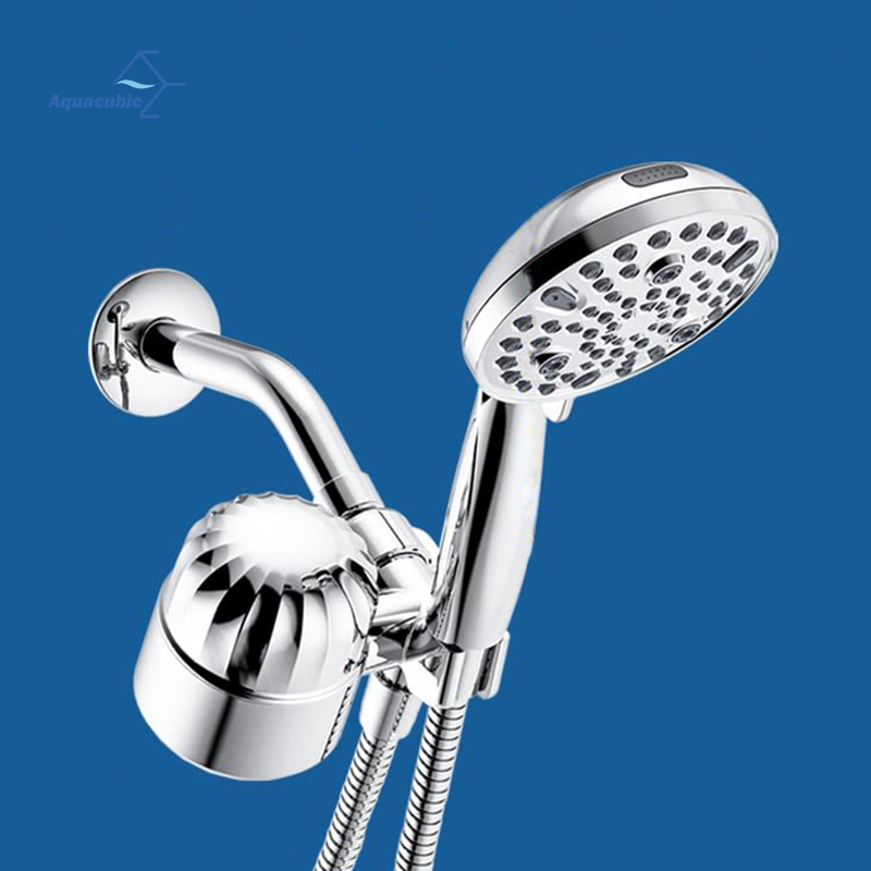 Soffione doccia portatile ad alta pressione CUPC con 10 impostazioni di modalità doccia con soffione doccia con funzione getto puntuale