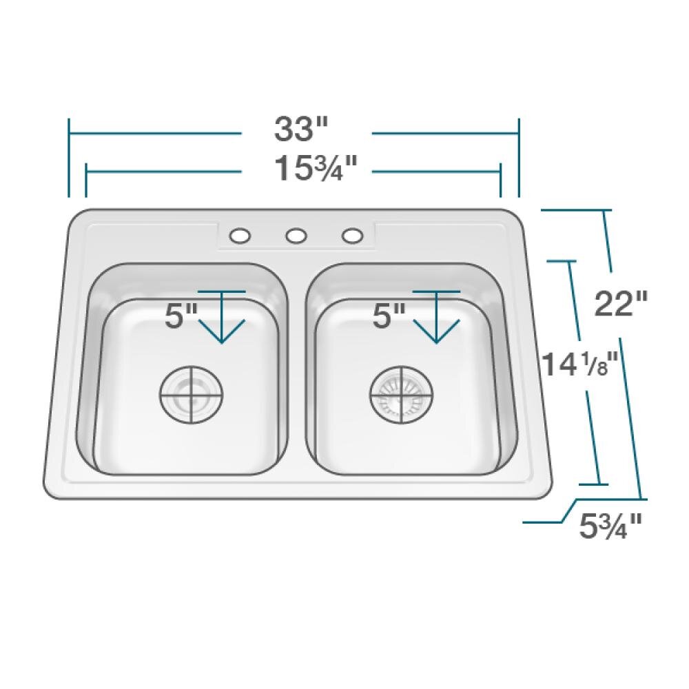 Lavello da cucina moderno 830 x 550 x 120 pollici a doppia vasca in acciaio inossidabile pressato/trafilato